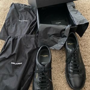 YSL low top sneakers